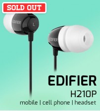 Edifier H210P Ear Set Wired Earphone With Inline Mic/Remote and Call Control